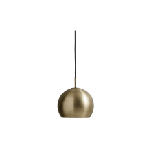 Cargar imagen en el visor de la galería, Lámpara de techo Ball, metal latón antiguo mate. Ø25cm.
