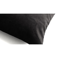 Cargar imagen en el visor de la galería, Cojín Velvet, negro
