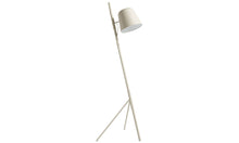 Cargar imagen en el visor de la galería, Lámpara de pie Outrigger, gris cálido. A180xØ29cm.
